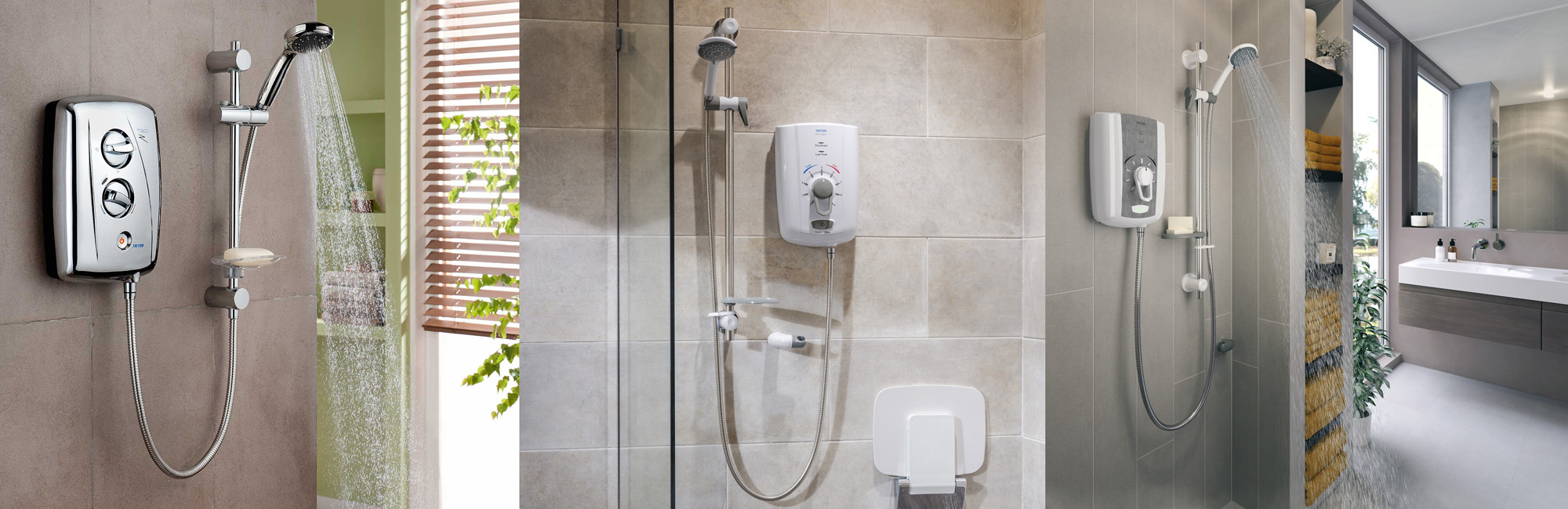 Triton Electric Showers Available At The Plumbline