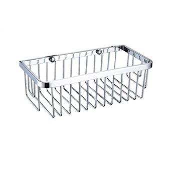 Bristan COMP BASK03 C Small Wall Fixed Wire Basket Chrome