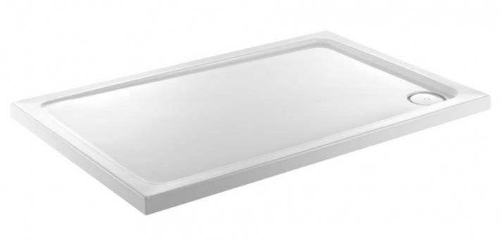 Just Trays Fusion Rectangular Shower Tray 1200x900mm Matt White [FM1290100]