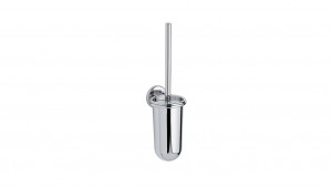 Inda Colorella Toilet Brush and Holder 11 x 40h x 12cm - Chrome [A04140CR]