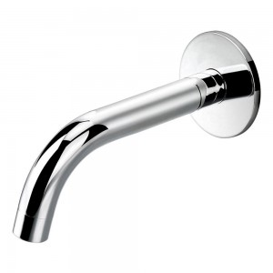 Flova LVEXTSPOUT Levo Wall Mounted Bath Spout Chrome 200mm