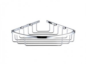 Heritage ACOB02C Corner Wire Basket Chrome