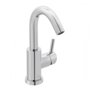 Vado Elements Deck Mounted Kitchen Sink Mixer Tap with Swivel Spout (Single Taphole) Chrome [ELA-150S-C/P]