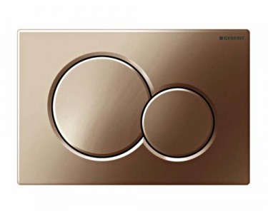 Geberit Sigma01 Flush Plate - Fine Brass [115770DT5]