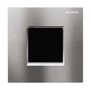 Geberit Touchless Urinal Control - Sigma30 - Chrome Brushed / Gloss Chrome / Chrome Brushed - Mains Operated [116027KX1]