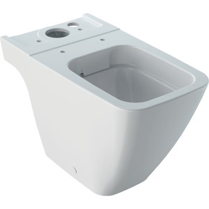 Geberit iCon Square Rimless close coupled WC pan - White [200930000] - (WC pan only)
