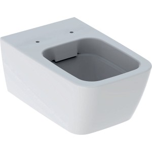 Geberit iCon Square rimless Wall Mounted WC pan - White [201950000] - (WC pan only)