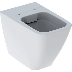 Geberit iCon Square rimless back to wall WC pan - White [211910000] - (WC pan only)