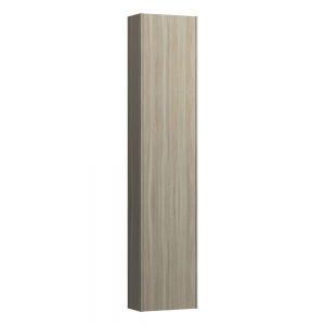 Laufen 4026821102621 Base Tall Cabinet - 1x Right Hinged Door & 1x Fixed Shelf/4x Glass Shelves 336x350x1650mm Light Elm