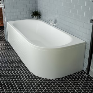 Eastbrook 42.5002 Biscay Curved Bath Panel 1700 x 750mm (Bath NOT Included)