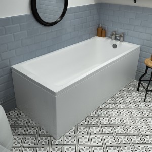 Eastbrook 42.0082 Rockall Single Ended Bath 1800x800mm (depth 440mm) 5mm Acrylic (Bath Panels NOT Included)