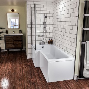 Eastbrook 42.5031 Shannon L-Shape Front Bath Panel 1700 x 515mm (Bath NOT Included)