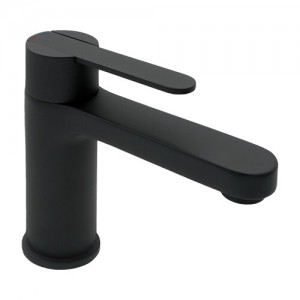 Pegler 4K6014 Strata Matt Black Basin Mixer Tap Matt Black