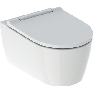 Geberit One Wall Mounted Shrouded Pan - White [500201011] - (WC pan only)