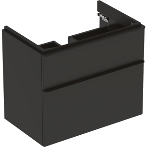 Geberit 500353JK1 Smyle Square 750mm Vanity Unit & Two Drawers - Lava