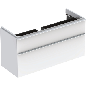 Geberit 500355001 Smyle Square 1200mm Vanity Unit & Two Drawers - White