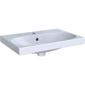 Geberit Acanto Compact Basin 60cm One tap hole - White [500631012]
