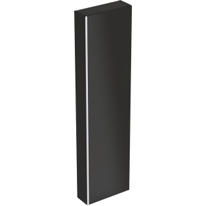 Geberit 500637161 Acanto Tall Cabinet with One Door - Matt Black