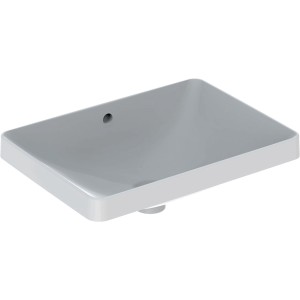 Geberit VariForm Rectangular Countertop 55 x 40cm No tap hole - White [500736012]