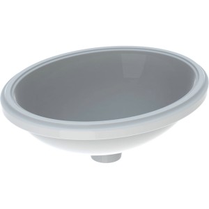 Geberit VariForm Oval Undercounter 42 x 33cm No tap hole - White [500748012]