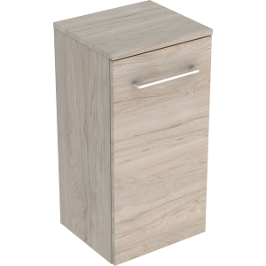 Geberit 501275001 Square S Low Cabinet with One Door - Light Hickory