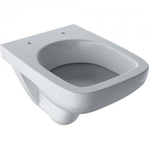 Geberit Selnova Compact Square Wall Mounted Compact Pan - White [501504007] - (WC pan only)