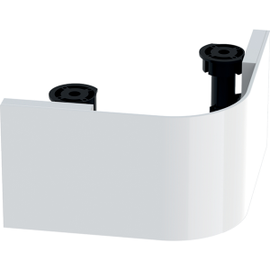 Geberit 501599001 Selnova Compact Plinth for Corner 450mm Basin Unit - White