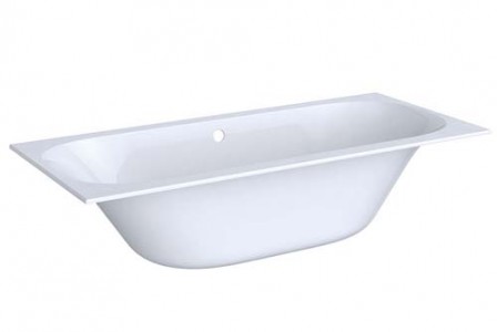 Geberit 554005011 Soana Rectangular Double Ended Bath 1900 x 900mm - White