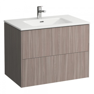 Laufen 649612621041 Pro S Vanity Unit - Slim Washbasin 500x800x610mm Light Elm (Vanity Unit & Washbasin Only - Brassware NOT Included)