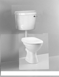 Vitra Comm Low level WC pan - White [6858WH] - (WC pan only)