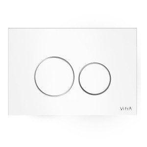 Vitra Flush Plates - Vetro - Glass Control Panel White [7401600]