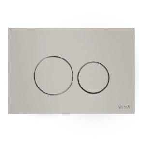 Vitra Flush Plates - Vetro - Glass Control Panel Taupe [7401602]