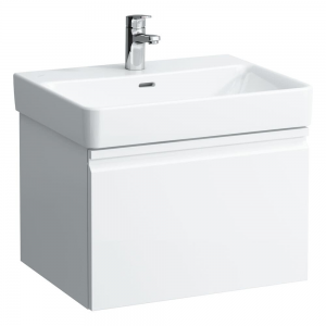 Laufen 833710964751 Pro S Vanity Unit - 1x Drawer 390x450x570mm Gloss White (Vanity Unit Only - Basin NOT Included)
