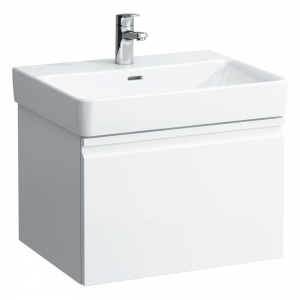 Laufen 833720964751 Pro S Vanity Unit - 1x Drawer & Interior Drawer 390x450x570mm Gloss White (Vanity Unit Only - Basin NOT Included)