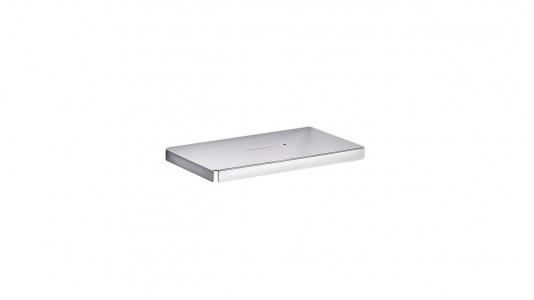 Inda Gealuna Soap & Sponge Shelf 29 x 3h x 13cm - Chrome [A1051BCR]