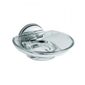 Inda Colorella Soap Dish 14 x 7h x 14cm - Chrome [A23110CR03]