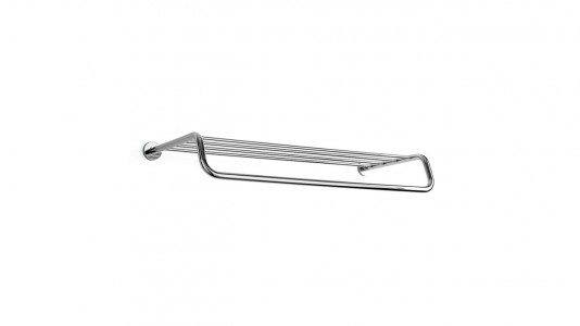 Inda One Towel Rack 65 x 13h x 30cm - Chrome [A24680CR]