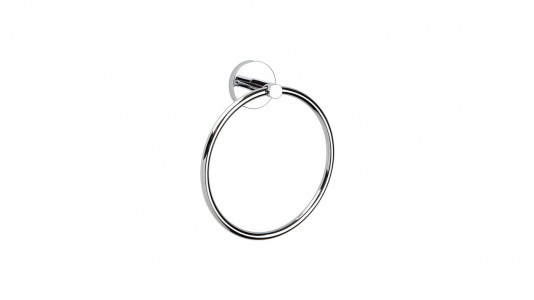 Inda Forum Towel Ring 18 x 20h x 6cm - Chrome [A36160CR]