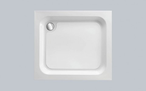 Just Trays Merlin Anti-Slip Square Shower Tray 700mm White (Shower Tray Only) [AS70M100]