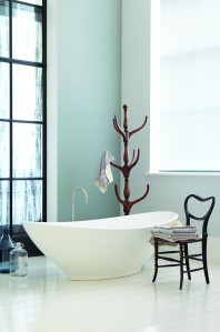 BC Designs BAB005R Kurv Solid Surface Bath 1890 x 900mm Satin Rose