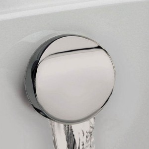 BC Designs WAS305 Overflow Bath Filler Chrome 