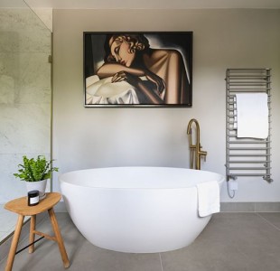BC Designs Esseta Bath 1510 x 760mm (Waste NOT Included) Industrial Grey [BAB070IG]