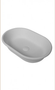 BC Designs Omnia Countertop Basin 530 x 360mm (No Tapholes) White [BAB160]