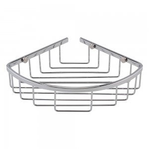 BC Designs Victrion Corner Shower Basket 202 x 202mm Chrome [CMA050]