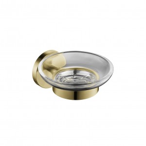 Flova Coco Glass Soap Dish Brushed Brass [BRB-CO8906-14]