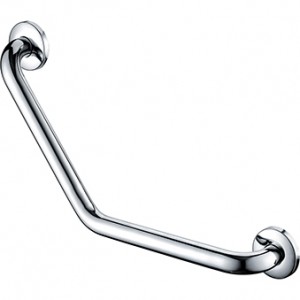 Bristan COMPGRAB03C Angled Grab Bar 437mm Chrome