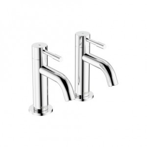 Bristan MI1/2C Mila Basin Pillar Taps Chrome