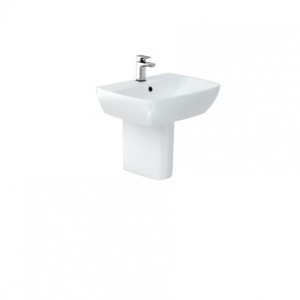 Britton MYSEMIPEDW MyHome Semi Pedestal White (Basin NOT Included)