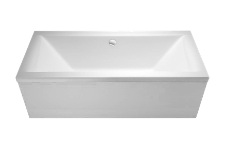 Britton R1 Cleargreen Enviro Double Ended Square Bath 1700 x 700mm White (Bath Panels NOT Included)