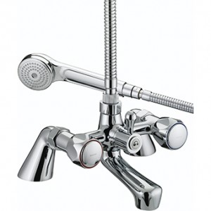 Bristan VACPBSMCMT Club Pillar Bath Shower Mixer Chrome